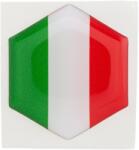 SIP Style SIP Embléma Olaszország, hatszögletű duda burkolathoz, Vespa PK50-125 XL/XL2/PX80-200E/Lusso/'98/T5, PIAGGIO-hoz SIP Style Váz, idomok és járműkiegészítők Matricák és járműdekoráció Emblémák, jelvénye