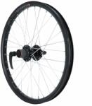 VELOX MTB 20 hátsó kerék, Kargo tárcsafékes, V-fékes, e-bike-hoz, alu, fekete, duplafalú, Velox agy, 6 furatos tárcsához, 10-9-8 sebességes kazettához (megerősített) VELOX Egyéb járművek Kerékpározás Kerékp