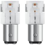 OSRAM LED izzó 12V 1, 4W BAY15d foglalattal, piros fény, Std P21-5W LEDRIVING (féklámpa vagy helyzetjelző), 2 db bliszter csomagban OSRAM Elektromos alkatrészek Világítás és fényjelzés Izzók Jelző- és műsze