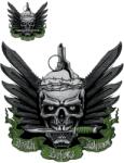 Lethal Threat MINI DEATH BEFORE DISHONOR matrica (60x80 mm) LETHAL THREAT Váz, idomok és járműkiegészítők Matricák és járműdekoráció Egyéb matricák és dekorációs elemek