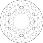 BREMBO Oro Lengőféktárcsa - 78B40846 BREMBO Fékrendszer és alkatrészei Fékbetétek, fékpofák és féktárcsák Féktárcsák