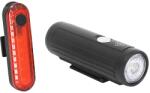 NEWTON 350-10 USB kerékpár világítás készlet, kormányra és nyeregcsőre, fekete (első + hátsó) NEWTON Egyéb járművek Kerékpározás Kerékpáros kiegészítők Kerékpár-világítás és láthatóság