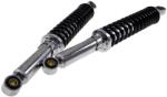 2EXTREME 395 mm fekete rugóstag szett, 10/12 mm szem, univerzális Honda MT/MB segédmotorhoz 2EXTREME Futómű és rugózás Hátsó rugózás Lengéscsillapítók