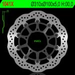 NG Brake Disc NG BRAKES Petal Lebegő - 1041X NG Brake Disc Fékrendszer és alkatrészei Fékbetétek, fékpofák és féktárcsák Féktárcsák