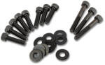 STR8 Csavar készlet variátor fedélhez acél fekete MBK Booster / Stunt / Yamaha BW's / Slider STR8 Motoralkatrészek Motorblokk és rögzítése Motorcsavarok és rögzítőelemek