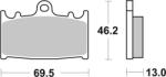 BREMBO utcai szinterelt fémbetétek - 07SU30SP BREMBO Fékrendszer és alkatrészei Fékbetétek, fékpofák és féktárcsák Tárcsafékbetétek