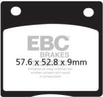 EBC Brakes EBC FA036 fékbetét (1 tárcsához) EBC Brakes Fékrendszer és alkatrészei Fékbetétek, fékpofák és féktárcsák Tárcsafékbetétek