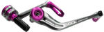Voca Racing VOCA EVO CNC alumínium fékkarvédő, szürke-lila, belső kormányátmérő 14 mm, hossz: 148 mm (pár) Voca Racing Fékrendszer és alkatrészei Fékkarok és fékbowdenek Fékkarok Komplett fékkarok