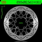 NG Brake Disc NG FÉKEK Úszó - 1253 NG Brake Disc Fékrendszer és alkatrészei Fékbetétek, fékpofák és féktárcsák Féktárcsák