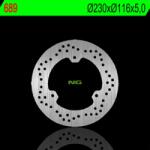 NG Brake Disc NG FÉKEK Fix FékTárcsa - 689 NG Brake Disc Fékrendszer és alkatrészei Fékbetétek, fékpofák és féktárcsák Féktárcsák