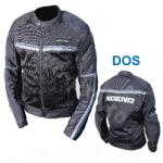 NOENC Cool Ride motoros dzseki, fekete, poliészter + mesh, CE protektorokkal, XS NOENC Ruházat és védőfelszerelés Kabátok Motoros textil-, hálós és vízálló kabátok
