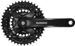 SHIMANO TY501 fekete hajtómű szett 7-8 sebességes, 175 mm, 42-34-24 fog, 122 mm-es csapágyház (műhely szerelés) SHIMANO Egyéb járművek Kerékpározás Kerékpár-alkatrészek Hajtóművek, hajtókarok és középcsapágya