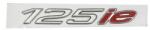 Piaggio (oem) PIAGGIO 656213 '125' felirat matrica, MP3 125 2008-2012 PIAGGIO (OEM) Váz, idomok és járműkiegészítők Matricák és járműdekoráció Egyéb matricák és dekorációs elemek