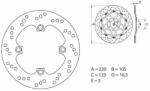 BREMBO Oro Fix féktárcsa - 68B40749 BREMBO Fékrendszer és alkatrészei Fékbetétek, fékpofák és féktárcsák Féktárcsák