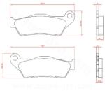 BREN BRENTA BR3084 hátsó fékbetét BMW 850 R GS 1996-2007, 1000 S XR 2015-től, 1100 R 1999, 1150 R RT 2001-2006, 1300 R S 2009-2015 (ECE R90 minősített) BREN Fékrendszer és alkatrészei Fékbetétek, fékpofák 