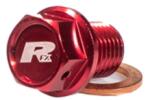 RFX Mágneses Olajleeresztő Csavar (Piros) [M12 x 15mm x 1, 25] RFX Motoralkatrészek Motorblokk és rögzítése Olajbetöltő, leeresztő és ellenőrző csavarok