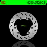 NG Brake Disc NG FÉKEK Fix Fék Tárcsa - 632 NG Brake Disc Fékrendszer és alkatrészei Fékbetétek, fékpofák és féktárcsák Féktárcsák