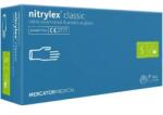 MERCATOR NITRYLEX CLASSIC púdermentes nitril kesztyű kék S 100 db