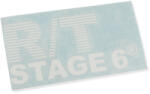 Stage6 R/T csíkos matrica 70x35mm fehér Stage6 R/T Váz, idomok és járműkiegészítők Matricák és járműdekoráció Egyéb matricák és dekorációs elemek