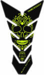 ONEDESIGN Tankpad fekete EDITION skull 2 fluoreszkáló sárga ONEDESIGN Váz, idomok és járműkiegészítők Üzemanyagtartályok és tartozékaik Tankpadok és védőfóliák