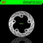 NG Brake Disc NG BRAKES Fix FékTárcsa - 1067 NG Brake Disc Fékrendszer és alkatrészei Fékbetétek, fékpofák és féktárcsák Féktárcsák
