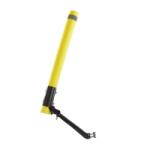 MOTTEZ LA PAULETTE L 70 cm sárga biztonsági távolságtartó, fényvisszaverő csíkkal, állítható MOTTEZ Egyéb járművek Kerékpározás Kerékpáros kiegészítők Kerékpár-világítás és láthatóság