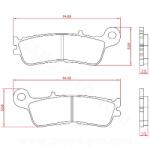BREN Brenta Offroad fékbetét első Yamaha 125-250-450 YZ 2021> / Fantic XE / XX / XXE 125-250-450cc 2021> (BR6227) BREN Fékrendszer és alkatrészei Fékbetétek, fékpofák és féktárcsák Tárcsafékbetétek