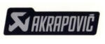 Akrapovic hőálló matrica 120x35mm Akrapovic Váz, idomok és járműkiegészítők Matricák és járműdekoráció Egyéb matricák és dekorációs elemek