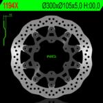 NG Brake Disc NG BRAKES Petal Lebegő - 1194X NG Brake Disc Fékrendszer és alkatrészei Fékbetétek, fékpofák és féktárcsák Féktárcsák