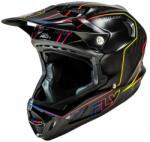 FLY Racing Werx-R Carbon Flow kerékpáros sisak - Fekete/többszínű FLY RACING Egyéb járművek Kerékpározás Kerékpáros védelem Kerékpáros sisakok