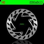 NG Brake Disc NG BRAKES Fix Féknyereg - 140 NG Brake Disc Fékrendszer és alkatrészei Fékbetétek, fékpofák és féktárcsák Féktárcsák