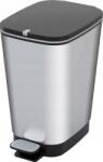Strend Pro Szemeteskuka, Kis Chic Bin M Steel, 35 l, szürke, 40, 5 x 26, 5 x 45 cm, (2212712)