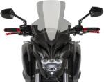 Puig New Generation HONDA CB650F 17-18 szélvédő, sötétszürke Puig Váz, idomok és járműkiegészítők Szélvédők és tartozékaik Szélvédők Motorkerékpár- és robogószélvédők