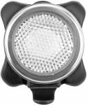 NEWTON LIGHT22AT COB LED üléscsőre szerelhető hátsó lámpa, akkumulátoros, 30 lumen, ezüst-fekete, USB-ről tölthető (piros és kék fény, fix, vészhelyzeti és villogó mód) NEWTON Egyéb járművek Kerékpározás Ker