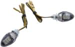 SHIN YO Mini LED motorkerékpár irányjelző pár, DROP, fekete, hátsó, M6 SHIN YO Elektromos alkatrészek Világítás és fényjelzés Irányjelzők Komplett irányjelzők