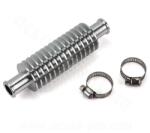 CAREN CNC alumínium vízcső hűtő, kerek, ezüst (hossz: 130 mm × 35 mm, cső: 16 mm) CAREN Motoralkatrészek Hűtőrendszer és vízpumpák Hűtőcsövek, bilincsek és csatlakozók