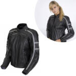 LOOKWELL SQUADRA LADY női bőrmotoros dzseki, fekete - 40 LOOKWELL Ruházat és védőfelszerelés Kabátok Motoros textil-, hálós és vízálló kabátok