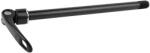 NEWTON Gyorskioldós átmenő tengely, hátsó kerékhez, M12x1, 5 mm menet, 12x178 mm, fekete, Shimano kompatibilis (178 mm teljes hossz, ebből 18 mm menetes rész) NEWTON Egyéb járművek Kerékpározás Kerékpár-alka