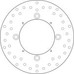 BREMBO Oro Fix féktárcsa - 68B407M0 BREMBO Fékrendszer és alkatrészei Fékbetétek, fékpofák és féktárcsák Féktárcsák