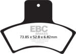 EBC Brakes EBC FA270R fékbetét szett (1 tárcsához) EBC Brakes Fékrendszer és alkatrészei Fékbetétek, fékpofák és féktárcsák Tárcsafékbetétek