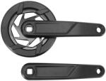 PROWHEEL 9 sebességes MTB-hajtómű, fekete alumínium kurblikkal, 170 mm, 30 fogas, dupla lánctányérral, 2, 38 (3-32") lánccal, négyszögtengellyel, 124, 5 mm PROWHEEL Egyéb járművek Kerékpározás Kerékpár-alkatré