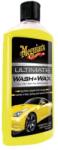 Meguiar's Ultimate Wash & Wax - Autósampon Karnaubaviasztal és Szintetikus Polimerekvel 473 Ml