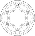 BREMBO Serie Oro Úszó Féknyereg - 78B40848 BREMBO Fékrendszer és alkatrészei Fékbetétek, fékpofák és féktárcsák Féktárcsák
