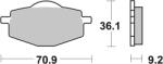BREMBO terepjáró szinterelt fémbetétek - 07YA14SD BREMBO Fékrendszer és alkatrészei Fékbetétek, fékpofák és féktárcsák Tárcsafékbetétek
