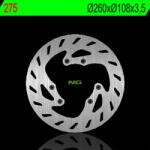 NG Brake Disc NG BRAKES Fix Fék Tárcsa - 275 NG Brake Disc Fékrendszer és alkatrészei Fékbetétek, fékpofák és féktárcsák Féktárcsák