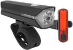 NEWTON 300 USB kerékpár világítás szett, 300 lumen, fix és villogó mód, fekete (első+hátsó) - USB újratölthető NEWTON Egyéb járművek Kerékpározás Kerékpáros kiegészítők Kerékpár-világítás és láthatóság
