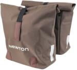 NEWTON dupla hátsó kerékpártáska, barna, 22L, pántos rögzítés, csomagtartóra (35x12x27cm), esővédő hajtókás záródás NEWTON Egyéb járművek Kerékpározás Kerékpáros kiegészítők Kerékpárkosarak és csomagtartótás