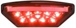 Avoc univerzális motorkerékpár hátsó lámpa - 9 LED (3 vezetékes), füstszínű, EEC engedéllyel Avoc Elektromos alkatrészek Világítás és fényjelzés Hátsó lámpák és hátsó világítás Komplett hátsó lámpák
