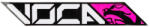 Voca Racing Voca rózsaszín matrica 14x2.2cm Voca Racing Váz, idomok és járműkiegészítők Matricák és járműdekoráció Egyéb matricák és dekorációs elemek