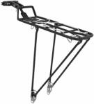PLETSCHER Quick Rack hátsó csomagtartó - gyorskioldós, fekete alumínium (nyeregszárra Ø24 + 35 mm) - max. terhelés 27 kg - kitámasztóval - szerszám nélkül levehető PLETSCHER Egyéb járművek Kerékpározás Kerékpár